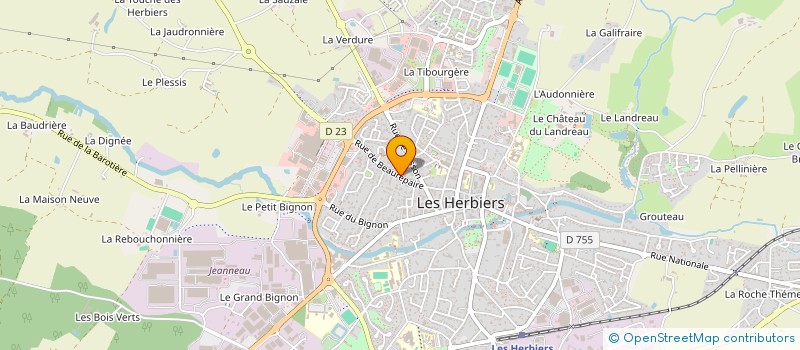 localisation de l'entreprise REAL 1 C à LES HERBIERS