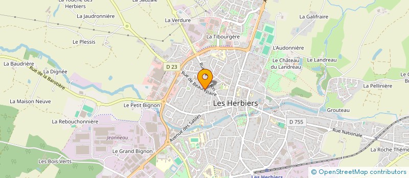 localisation de l'entreprise REAL 2 C à LES HERBIERS