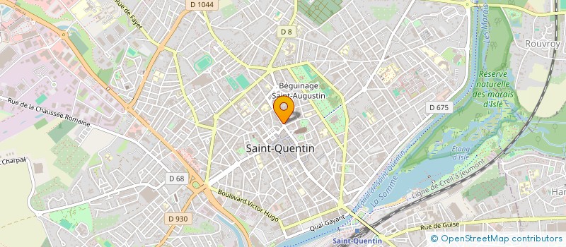 localisation de l'entreprise REAL à SAINT-QUENTIN