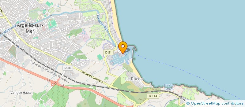localisation de l'entreprise REAL à ARGELES-SUR-MER
