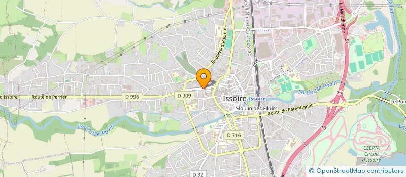 localisation de l'entreprise REAL  ISSOIRE