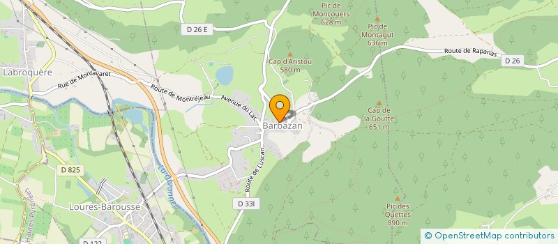 localisation de l'entreprise REAL  BARBAZAN