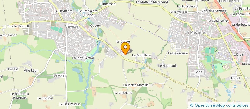 localisation de l'entreprise REAL  GEVEZE