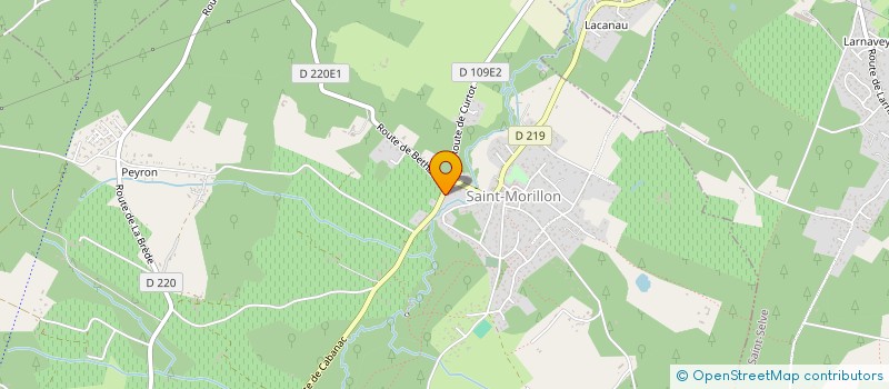 localisation de l'entreprise REAL  SAINT-MORILLON