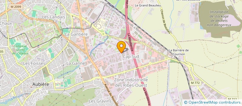 localisation de l'entreprise REAL ADN  AUBIERE