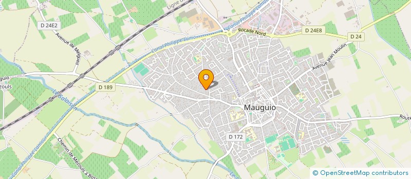 localisation de l'entreprise REAL AMENAGEMENT  MAUGUIO