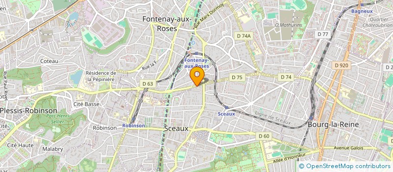 localisation de l'entreprise REAL ASSET CONSULTING à SCEAUX