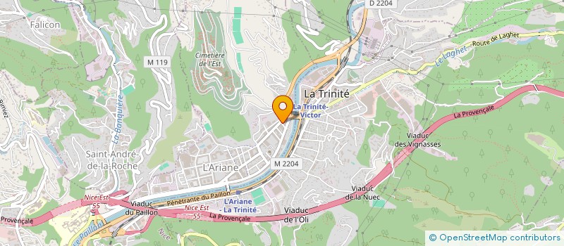localisation de l'entreprise REAL BAT ETANCHE à NICE