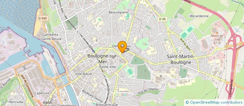 localisation de l'entreprise REAL BAZAR  BOULOGNE-SUR-MER