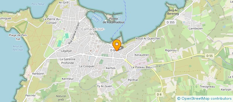 localisation de l'entreprise REAL CATCHER  CAMARET-SUR-MER