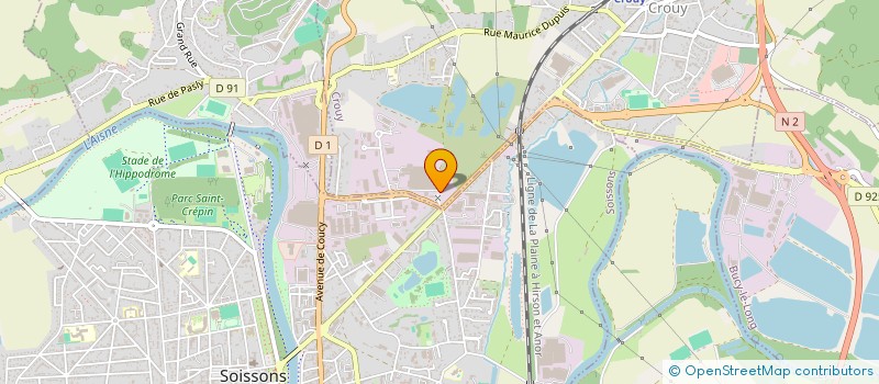 localisation de l'entreprise REAL COAT  CROUY