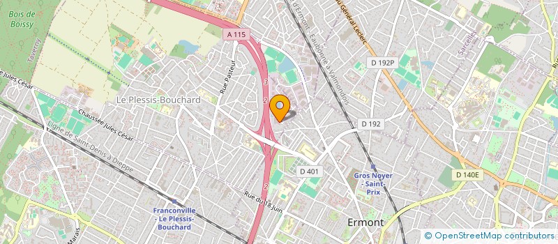 localisation de l'entreprise REAL & CONSEIL & MICRO INFORM à LE PLESSIS-BOUCHARD