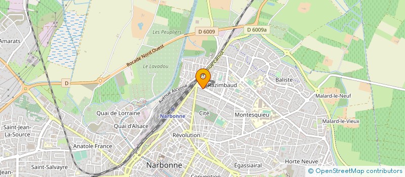 localisation de l'entreprise REAL CUISINES  NARBONNE
