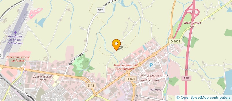 localisation de l'entreprise REAL DALLAGE à CHOLET