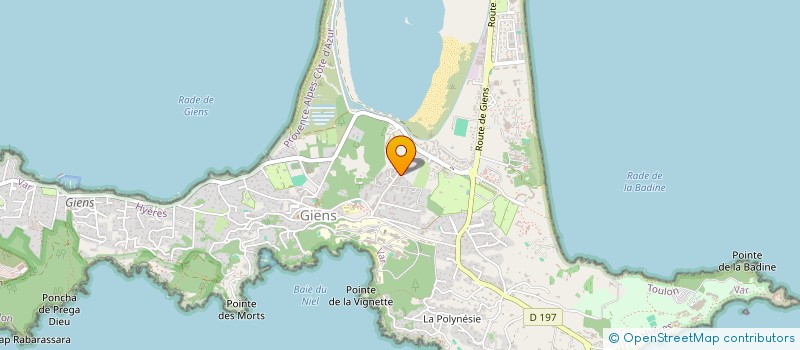 localisation de l'entreprise REAL - DEKOKER à HYERES