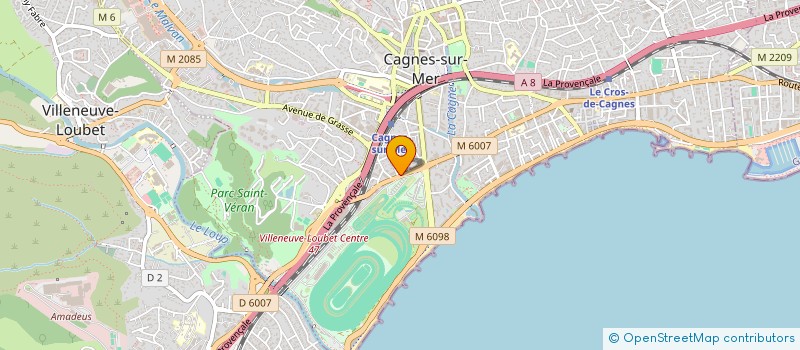 localisation de l'entreprise REAL DISTRIBUTION à CAGNES-SUR-MER