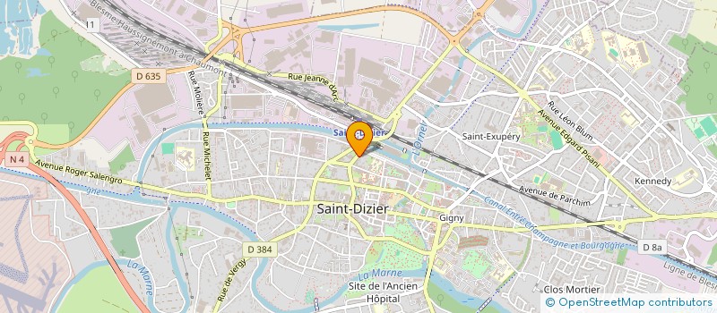 localisation de l'entreprise REAL ESTATE à SAINT-DIZIER