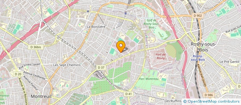 localisation de l'entreprise REAL ESTATE COMPANY à PARIS
