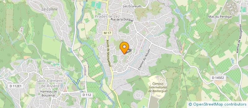 localisation de l'entreprise REAL ESTATE HERAULT MON NOUVEAU LOGEMENT  PRADES-LE-LEZ