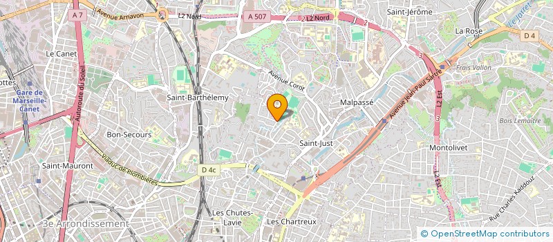 localisation de l'entreprise REAL ESTATE MEDITERRANEE à MARSEILLE