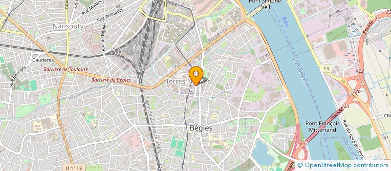 localisation de l'entreprise REAL ESTATE SERVICES à BEGLES