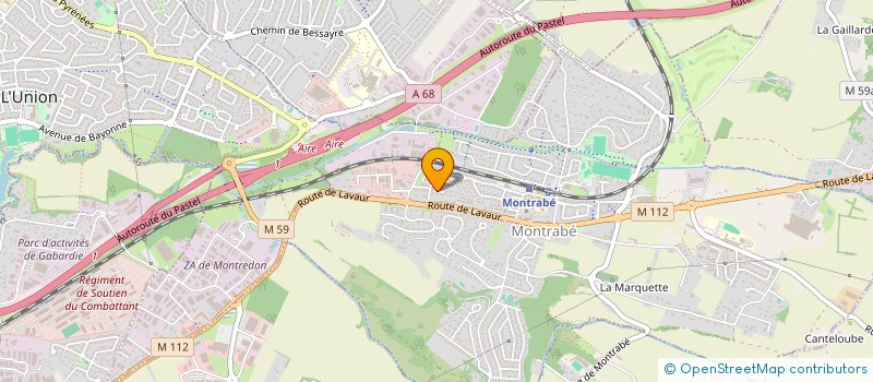 localisation de l'entreprise REAL FIGHT  MONTRABE