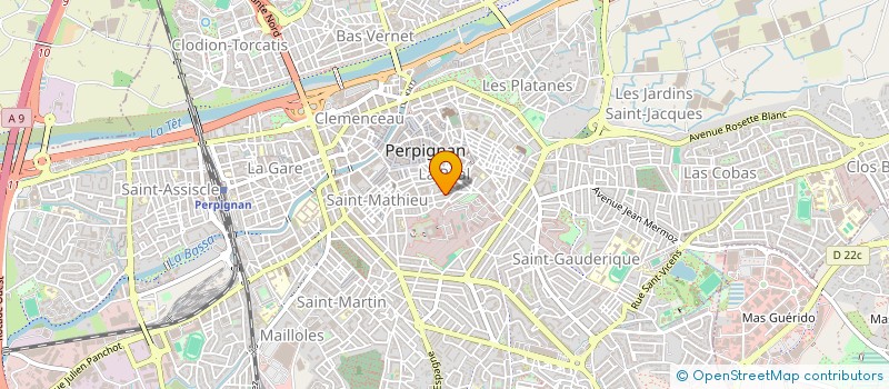 localisation de l'entreprise REAL GARAGE  PERPIGNAN