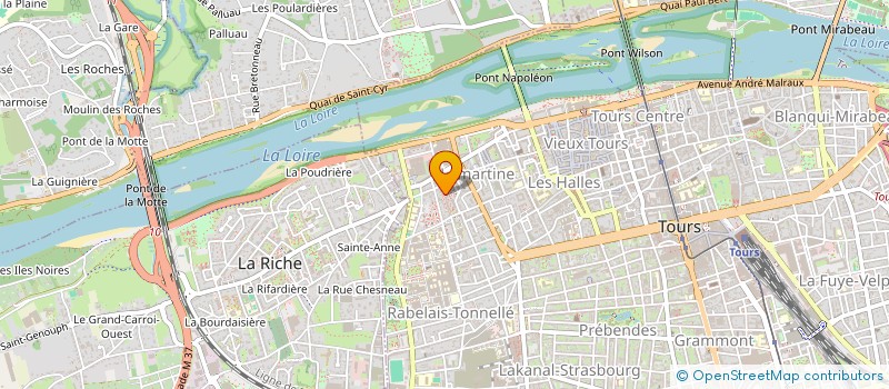 localisation de l'entreprise REAL IMMO 37  TOURS
