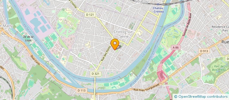 localisation de l'entreprise REAL IMMOBILIER  CROISSY-SUR-SEINE