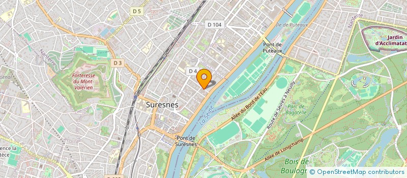 localisation de l'entreprise REAL INDUSTR OUTILLA USINAGE RIOU à SURESNES