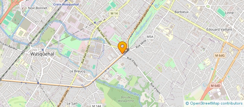 localisation de l'entreprise REAL INVEST à CROIX