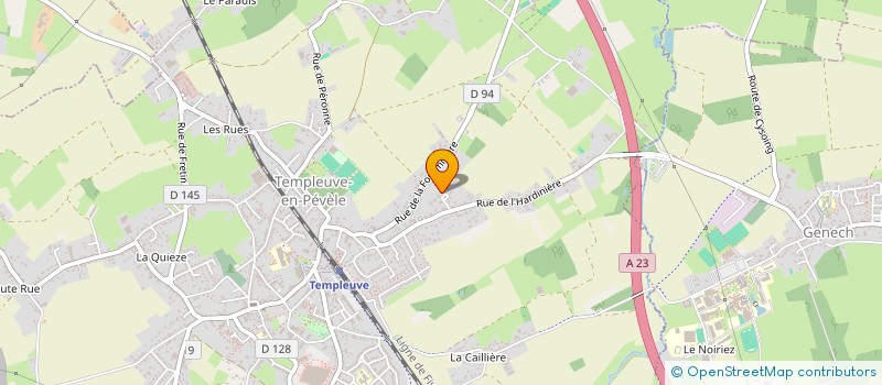 localisation de l'entreprise REAL INVEST  TEMPLEUVE-EN-PEVELE