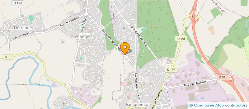 localisation de l'entreprise REAL'ISO FACADE  FAULQUEMONT