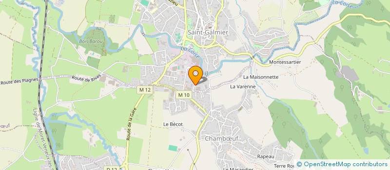 localisation de l'entreprise REAL LACROIX IMMO  SAINT-GALMIER