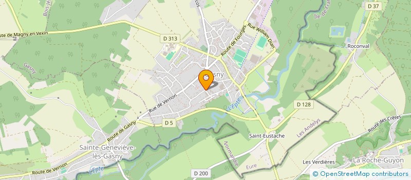localisation de l'entreprise REAL LAVAGE à GASNY