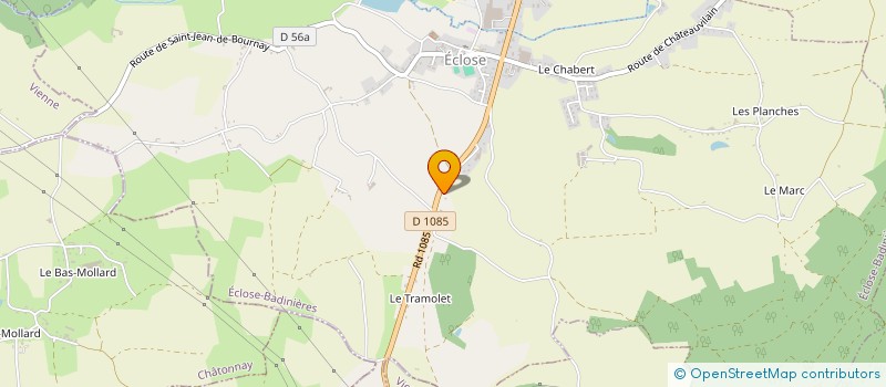 localisation de l'entreprise REAL LOWERS  ECLOSE-BADINIERES