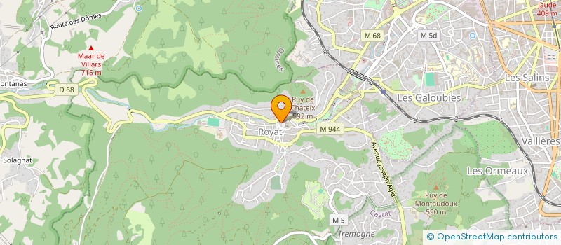 localisation de l'entreprise REAL M CONSTRUCTION  ROYAT