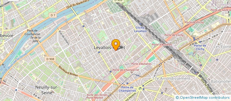 localisation de l'entreprise REAL MEN DRIVE à LEVALLOIS PERRET