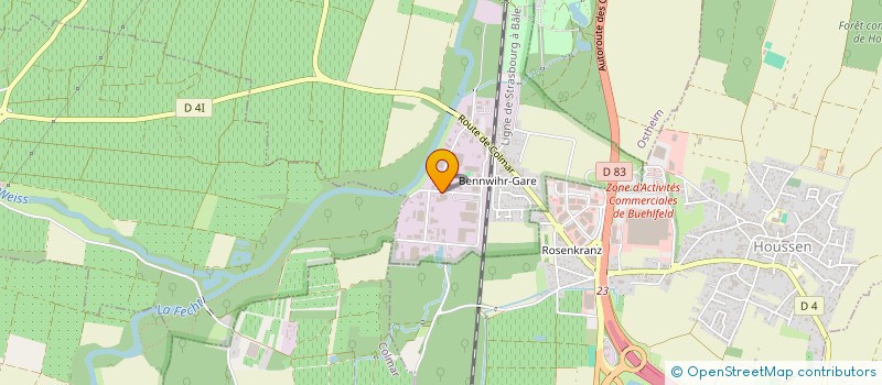 localisation de l'entreprise REAL' METAL  BENNWIHR