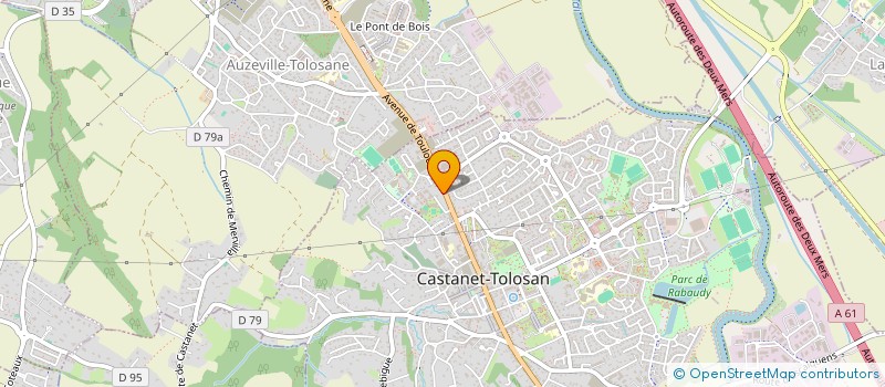 localisation de l'entreprise REAL N2  CASTANET-TOLOSAN