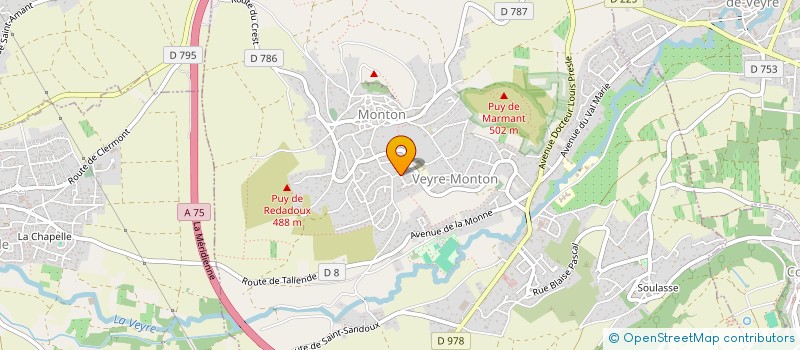 localisation de l'entreprise REAL NUNES  VEYRE-MONTON