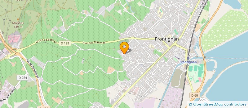 localisation de l'entreprise REAL PIZZA à FRONTIGNAN