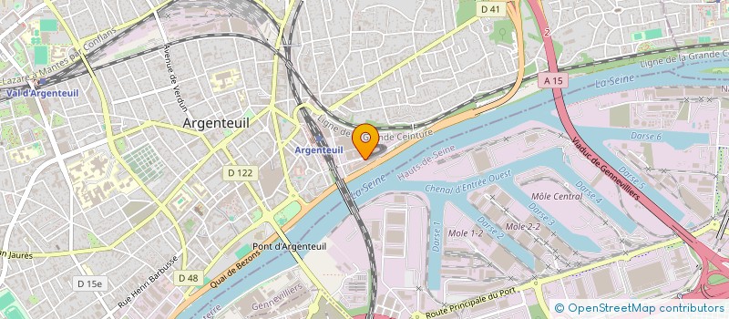 localisation de l'entreprise REAL PREMIUM à ARGENTEUIL