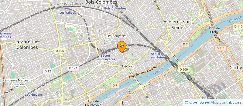 localisation de l'entreprise REAL PUB à COURBEVOIE