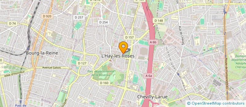 localisation de l'entreprise REAL SERVICE GEN FRANC EUROP IMMOBILIER à L'HAY-LES-ROSES