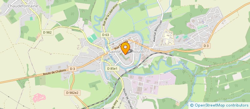 localisation de l'entreprise REAL SERVICES à SAINTE-MENEHOULD
