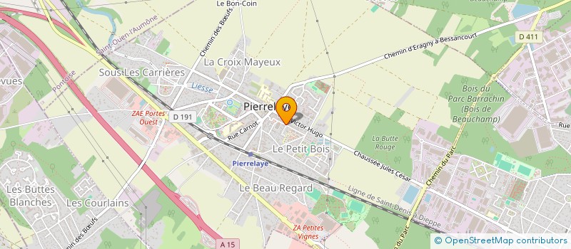 localisation de l'entreprise REAL SOFT WEAPONS R.S.W  PIERRELAYE