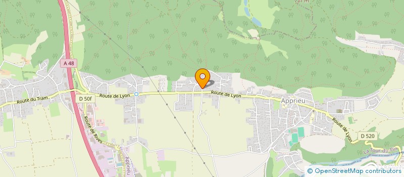 localisation de l'entreprise REAL SPORT INGENIERIE  APPRIEU