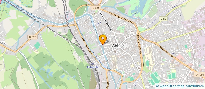 localisation de l'entreprise REAL'TECH à ABBEVILLE