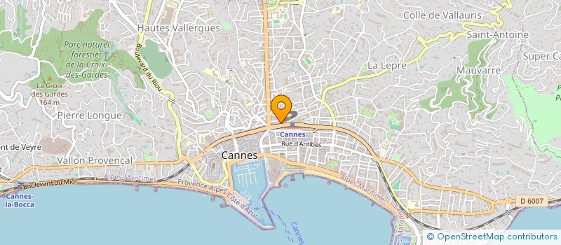 localisation de l'entreprise REAL TIF à CANNES